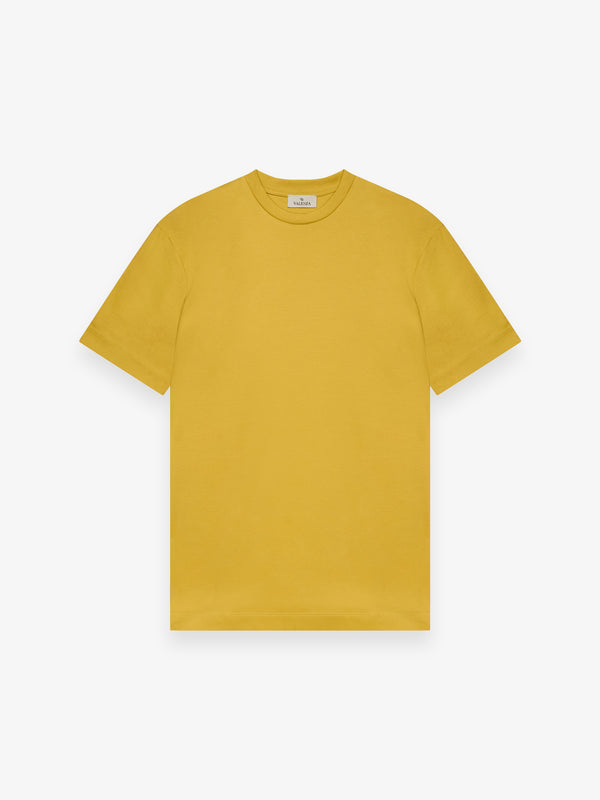 Interlock Supima T-Shirt | Mustard