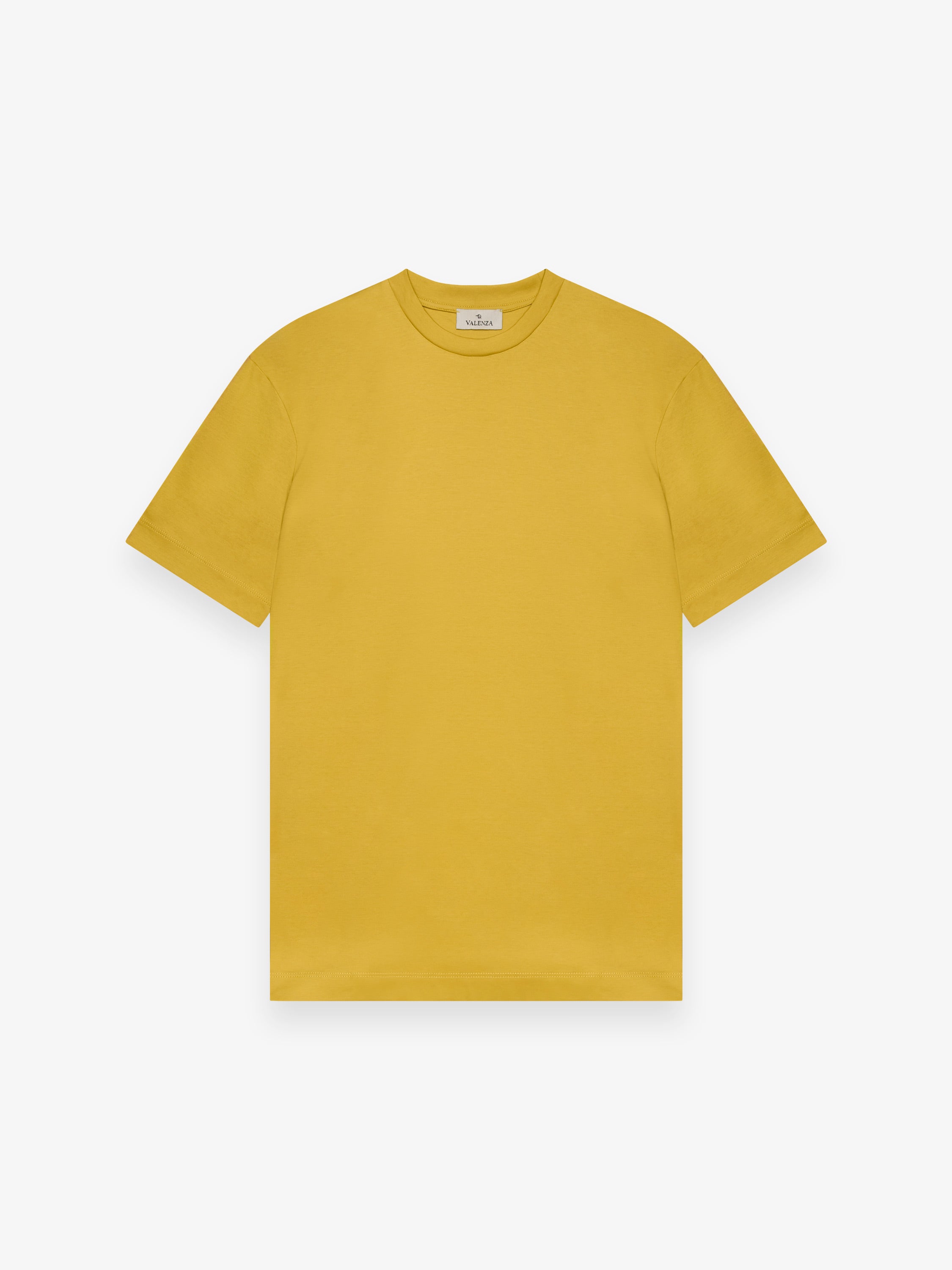 Interlock Supima T-Shirt | Mustard