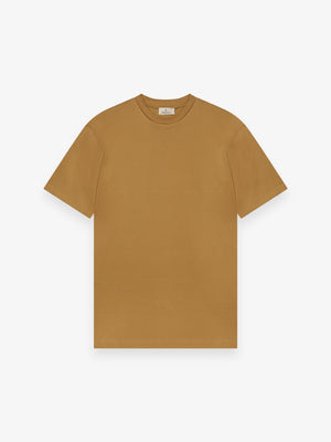 Interlock Supima T-Shirt | Dark Gold