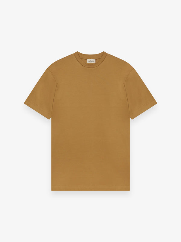 Interlock Supima T-Shirt | Dark Gold