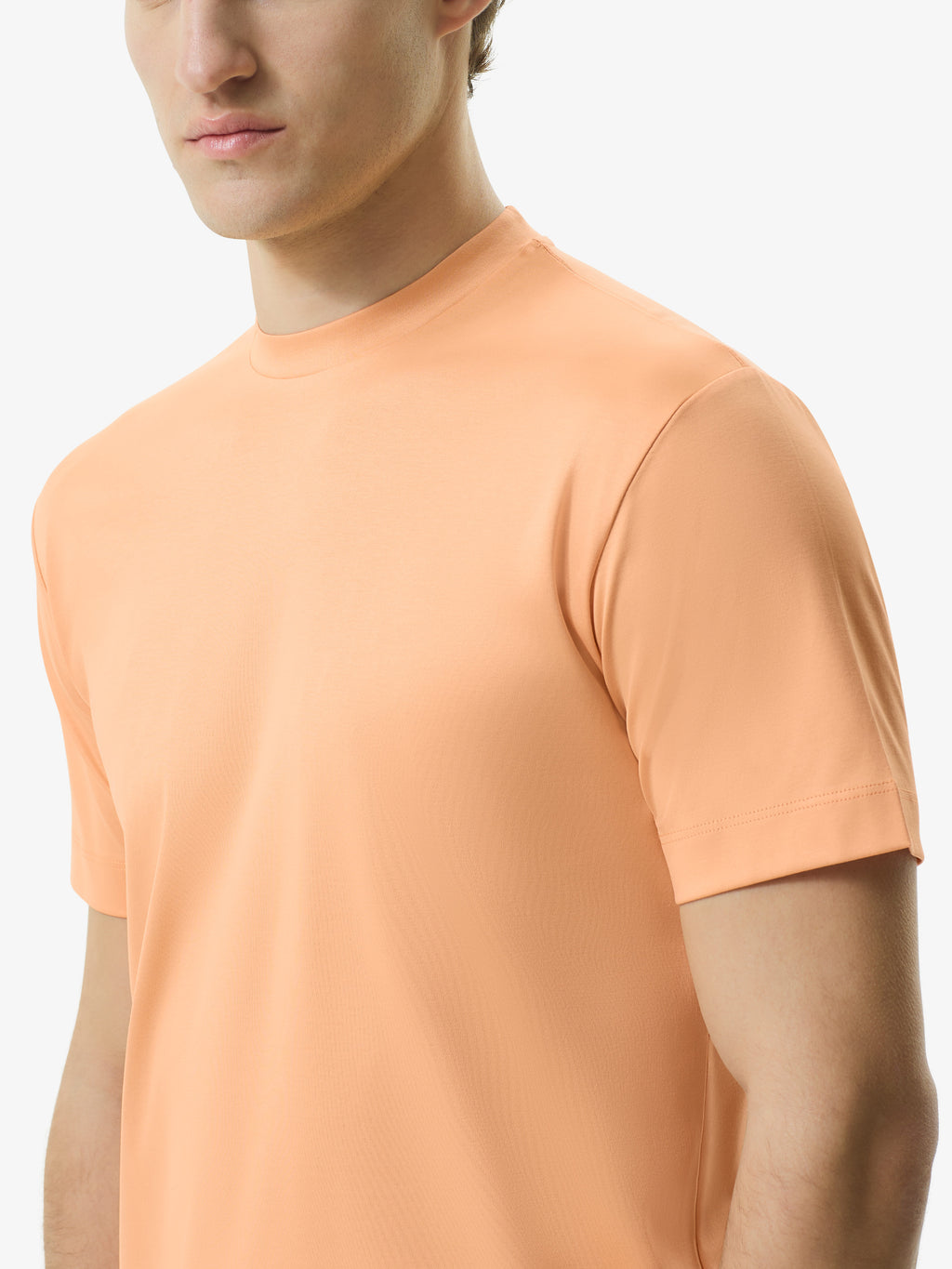 Interlock Supima T-Shirt | Shrimp