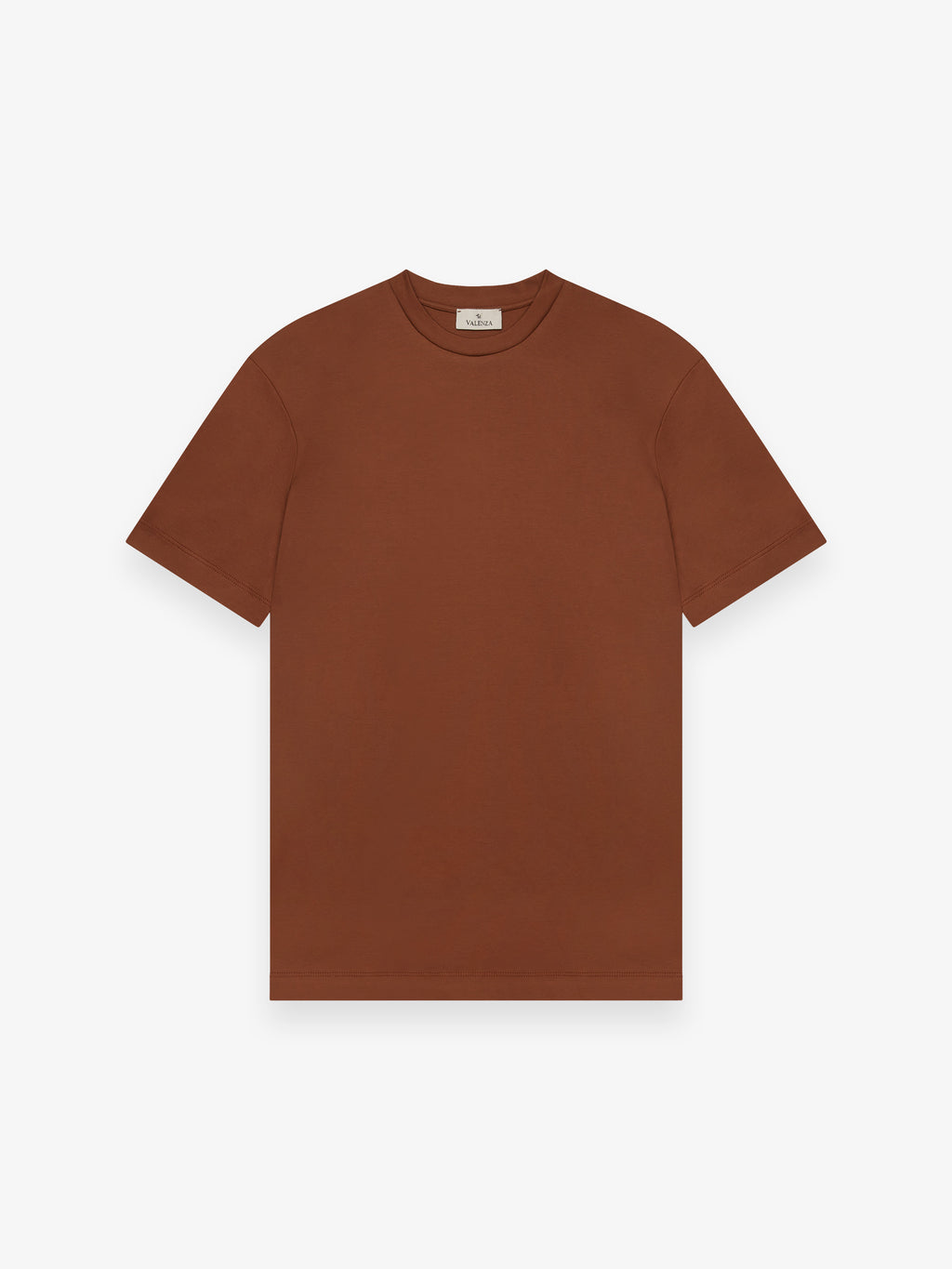 Interlock Supima T-Shirt | Mattone scuro