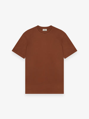 Interlock Supima T-Shirt | Dark Brique