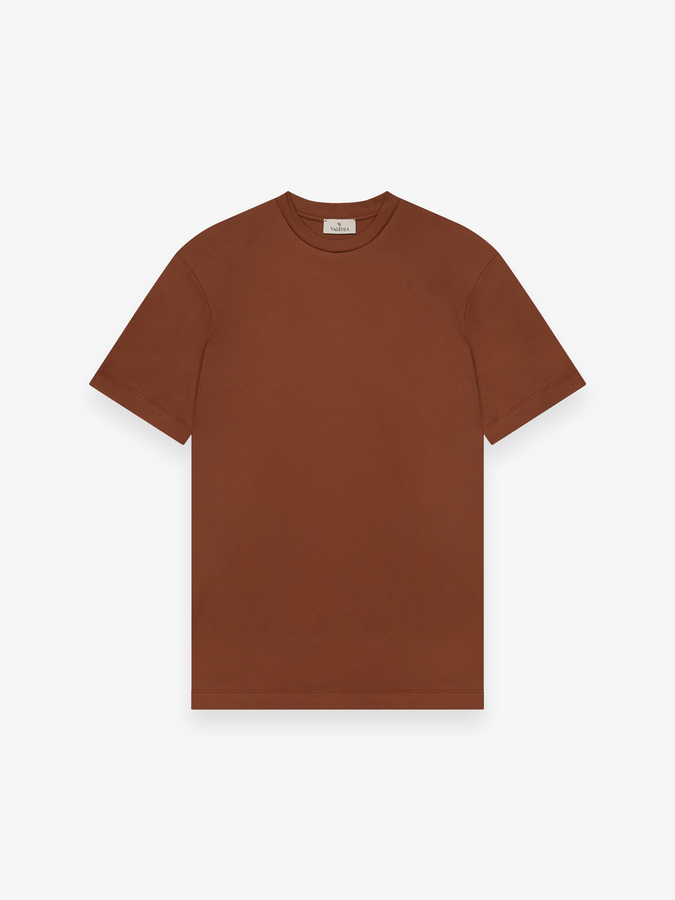 Interlock Supima T-Shirt | Dark Brique
