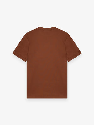 T-Shirt Interlock Supima | Brique foncée