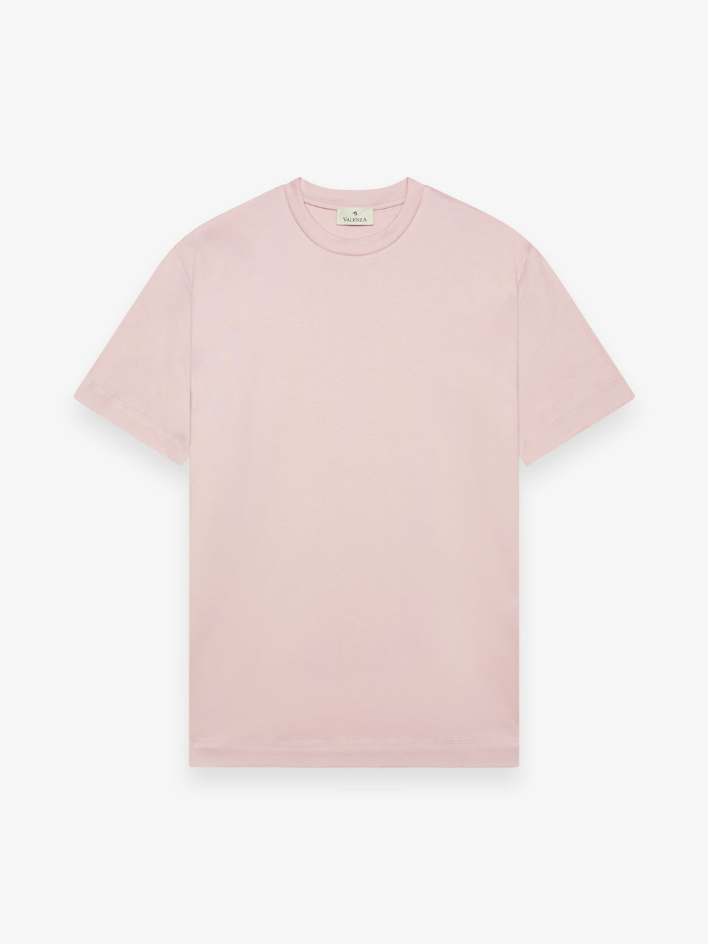 Interlock Supima T-Shirt | Pink Swan