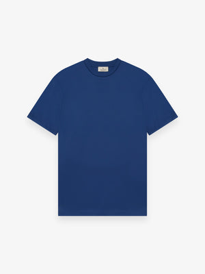 T-Shirt Interlock Supima | Cobalt