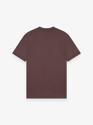 T-Shirt Interlock Supima | Dark Sienna
