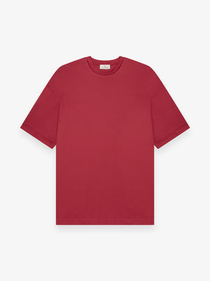 Interlock Supima T-Shirt | Chili Red
