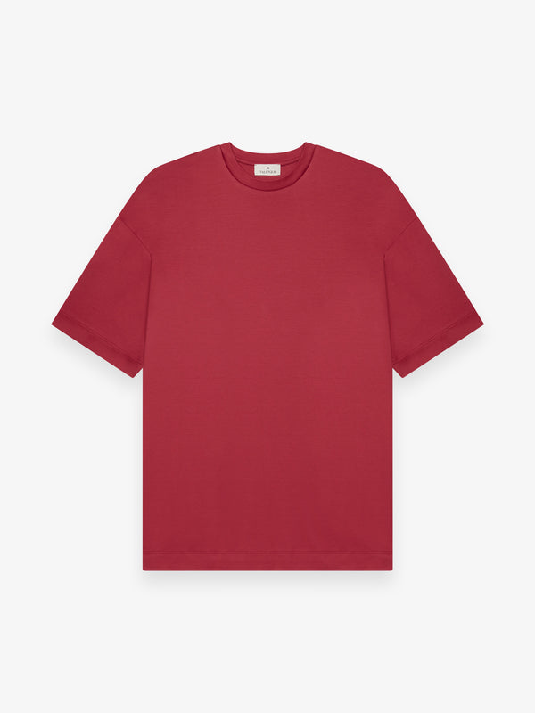 Interlock Supima T-Shirt | Chili Red