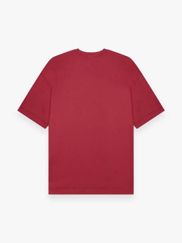Interlock Supima T-Shirt | Chili Red