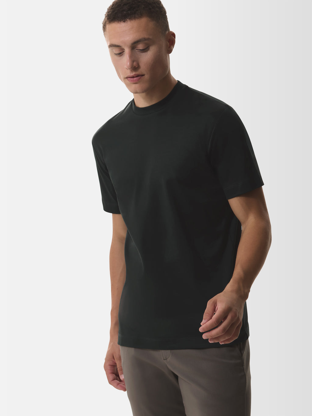 Interlock Supima T-Shirt | Verde bosco