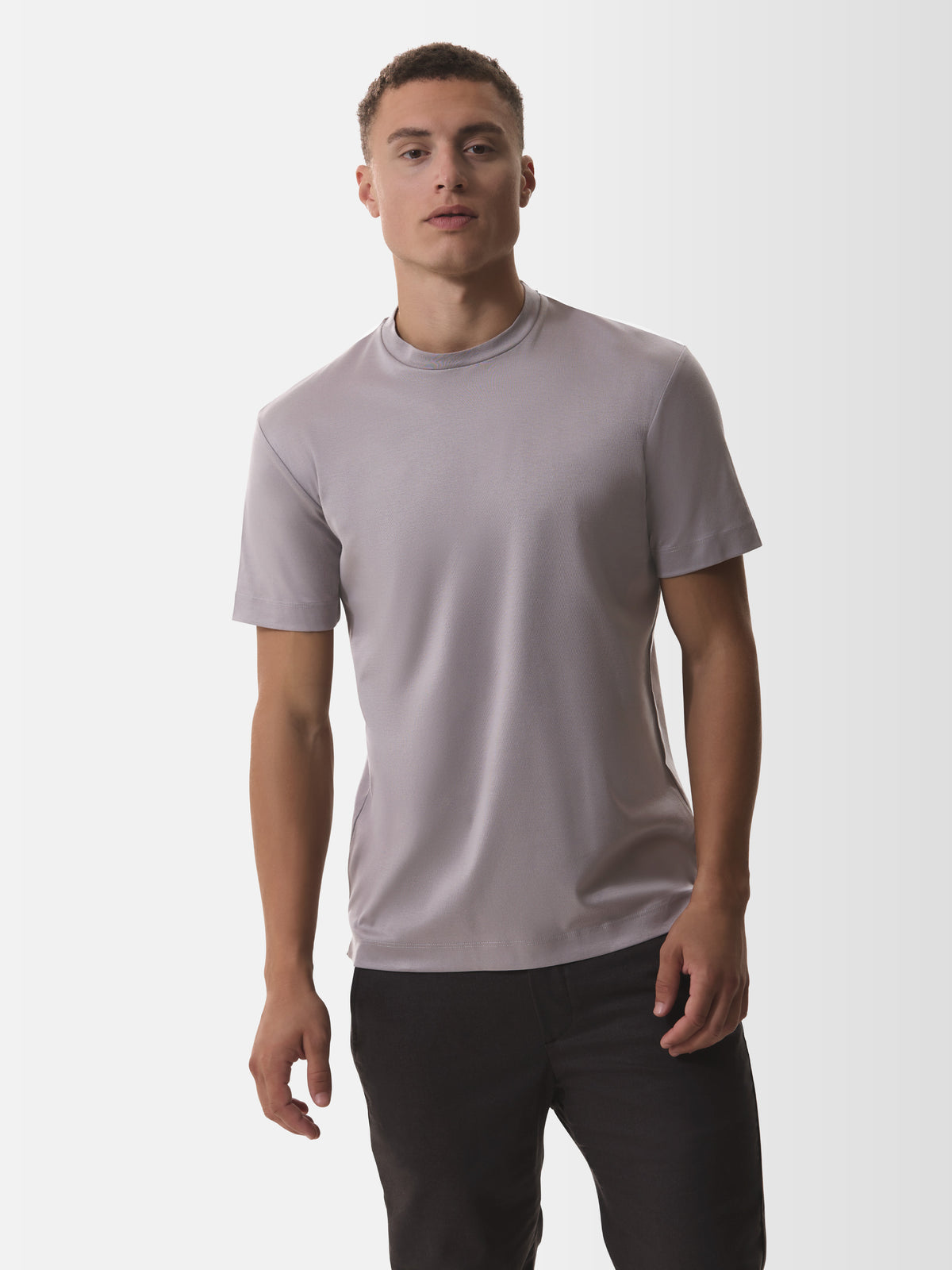 Interlock Supima T-Shirt | Mountain Mist