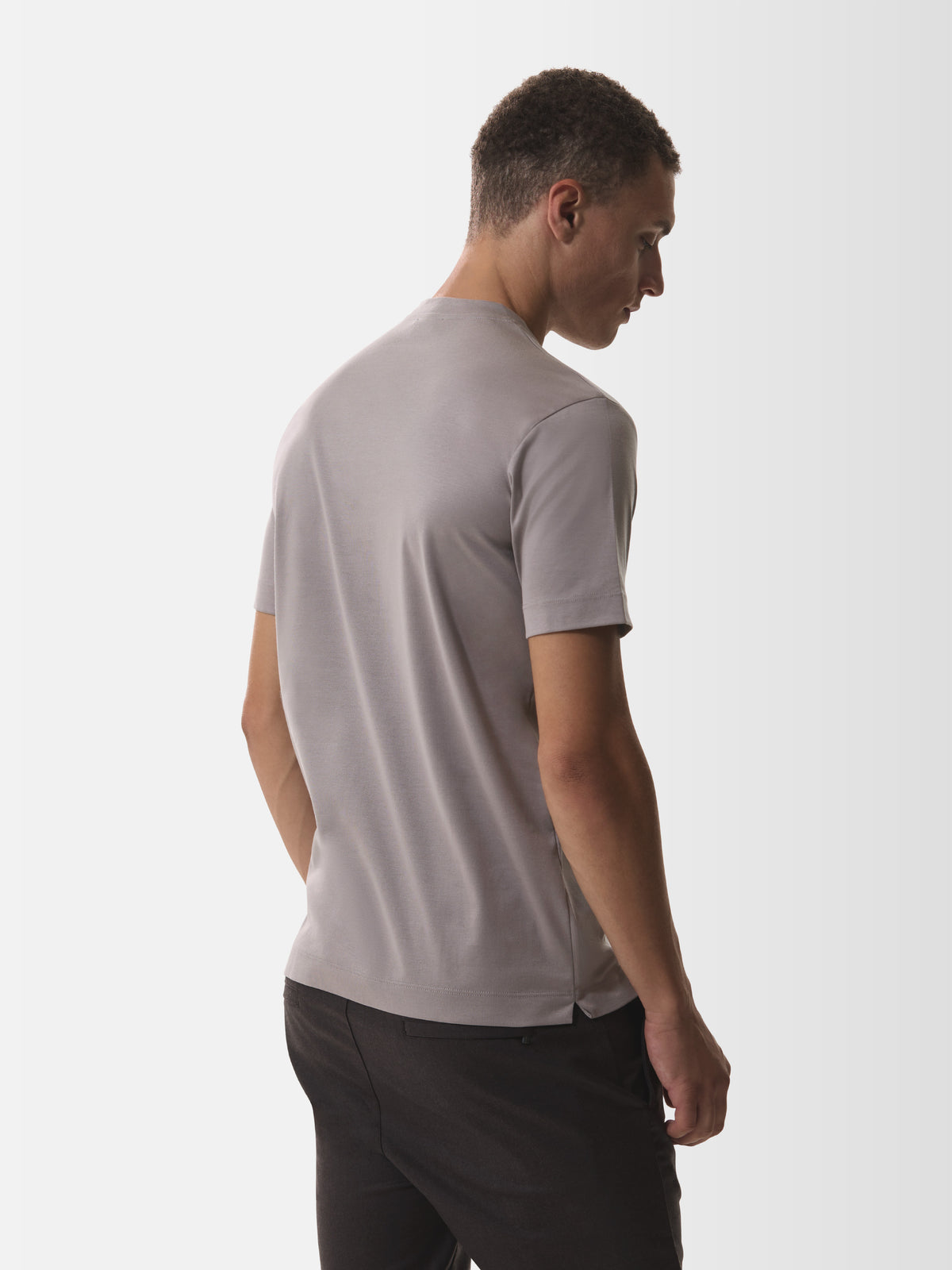 Interlock Supima T-Shirt | Mountain Mist