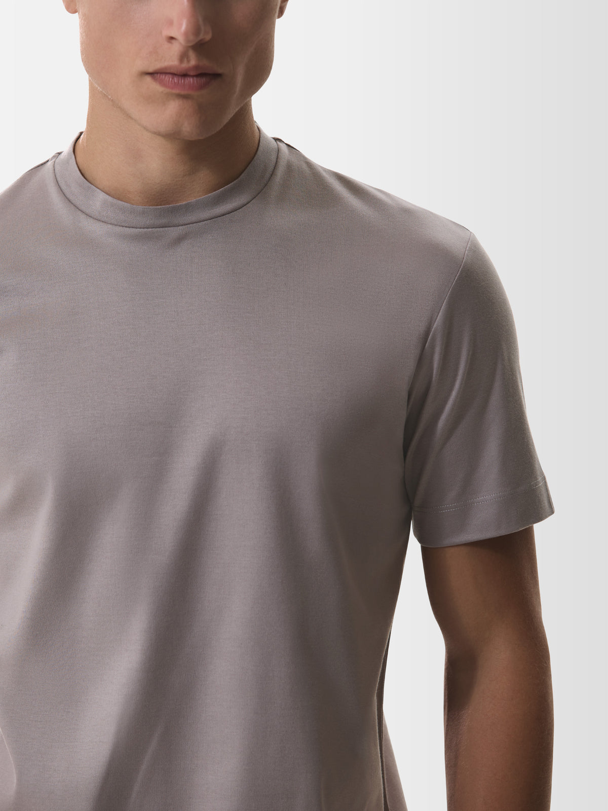 Interlock Supima T-Shirt | Mountain Mist