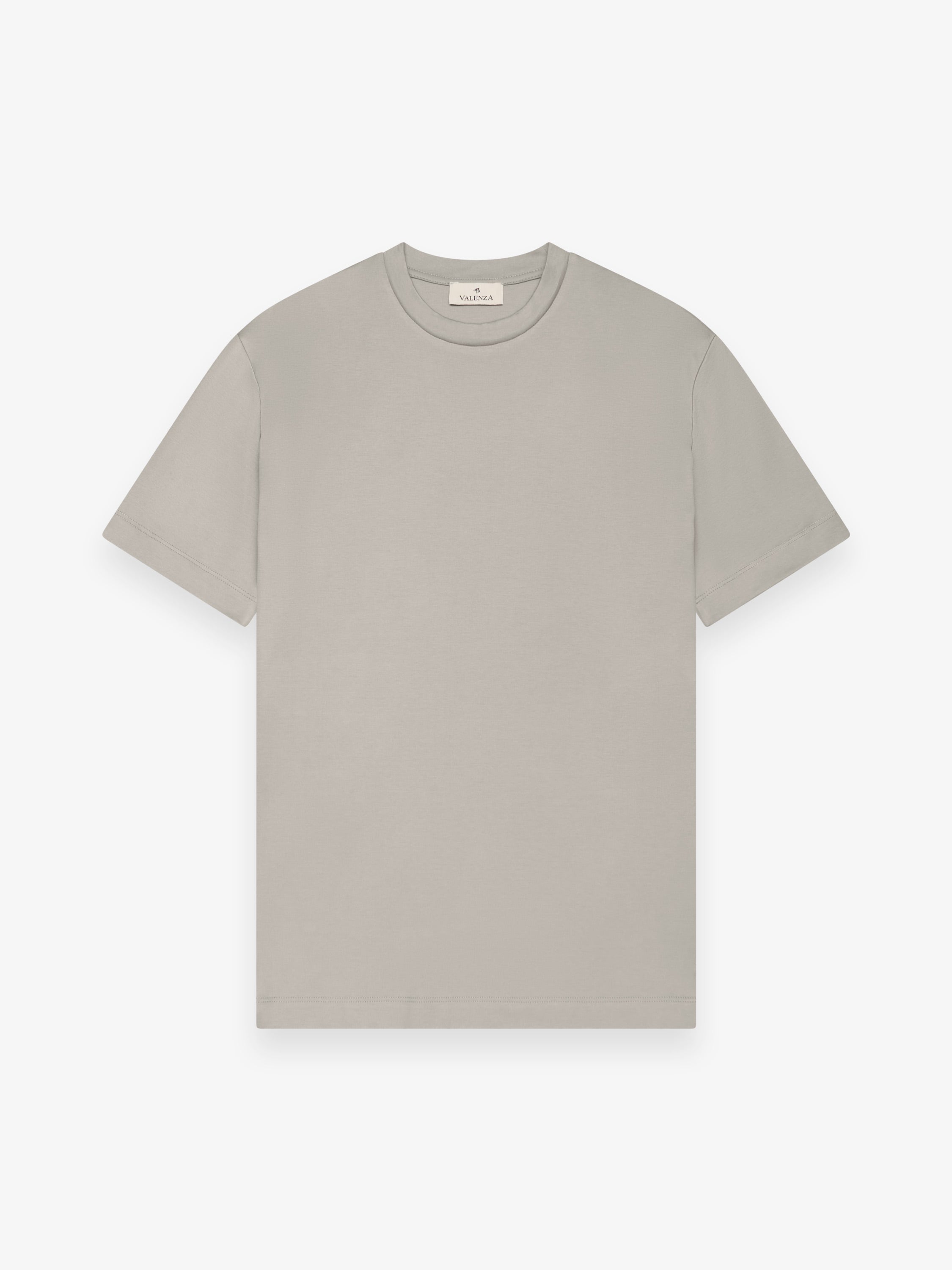 Interlock Supima T-Shirt | Granite – VALENZA online store