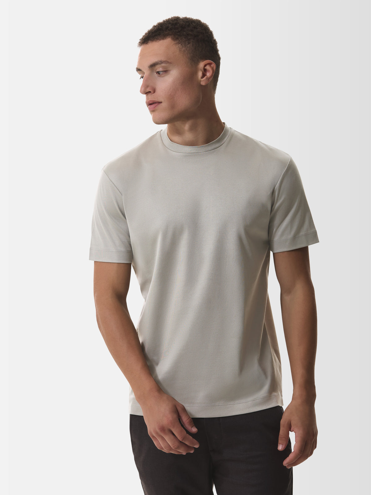 Interlock Supima T-Shirt | Granito