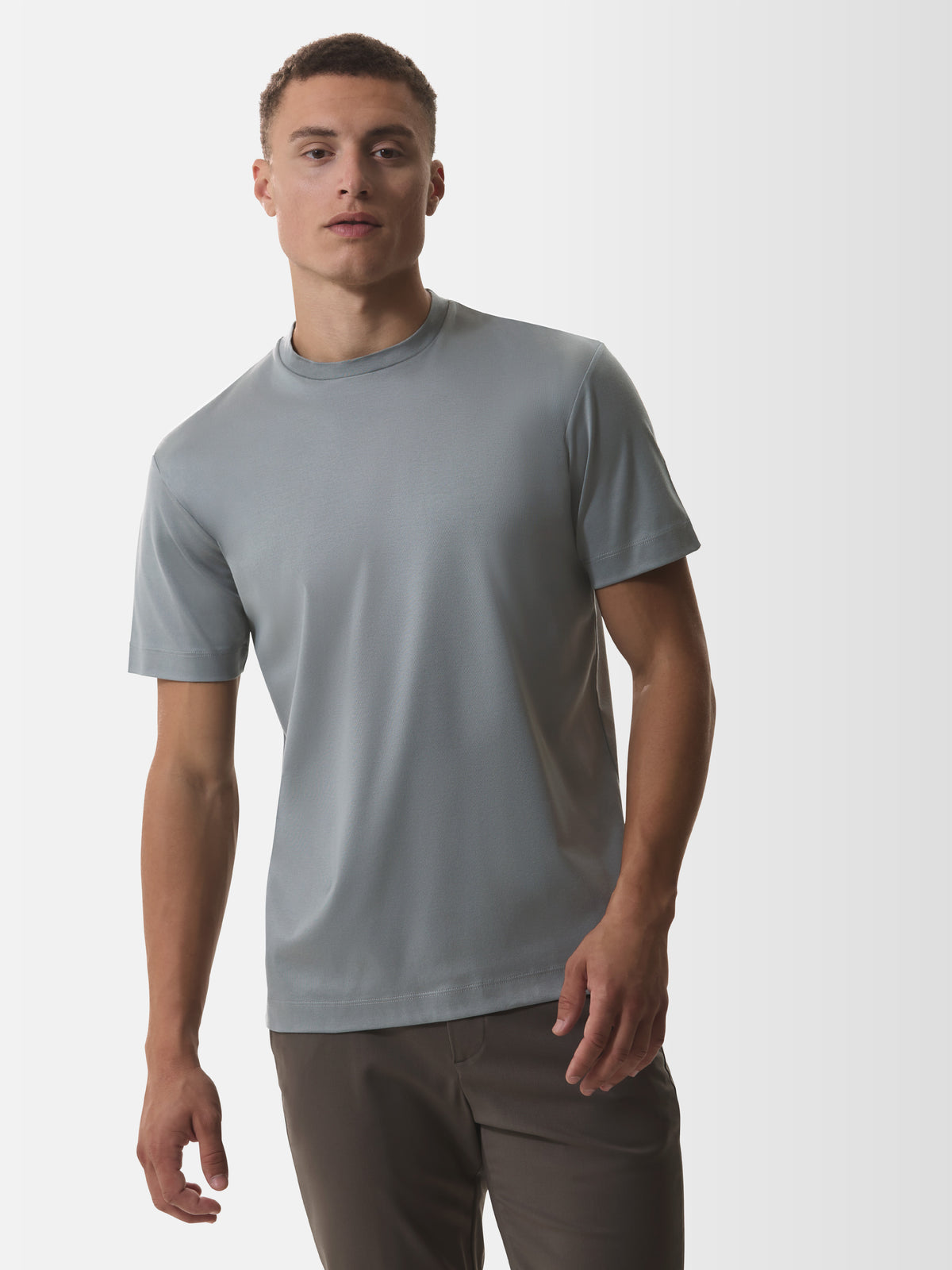 Interlock Supima T-Shirt | Onyx