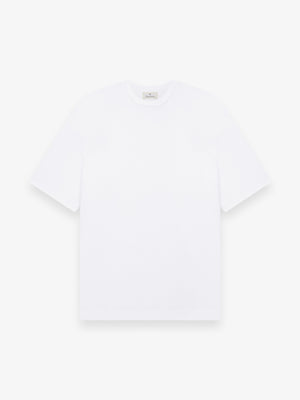T-Shirt Interlock Supima | Blanc
