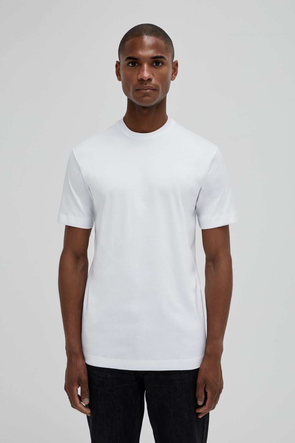 Interlock Supima T-Shirt | Weiß