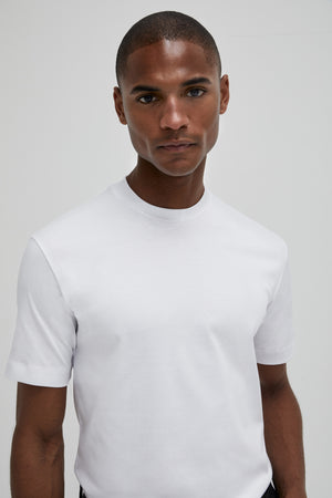 T-Shirt Interlock Supima | Blanc