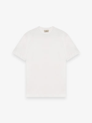 Interlock Supima T-Shirt | Grauweiß