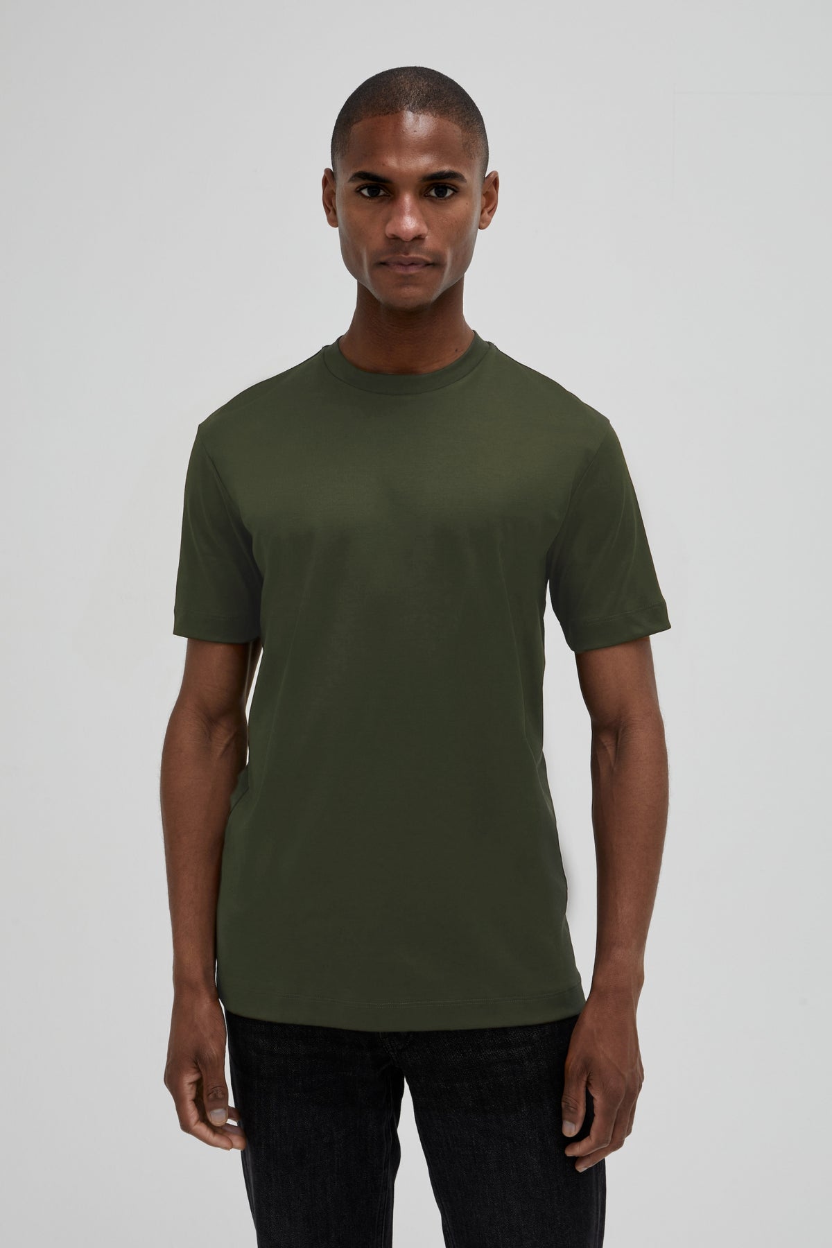 Interlock Supima T-Shirt | Grün
