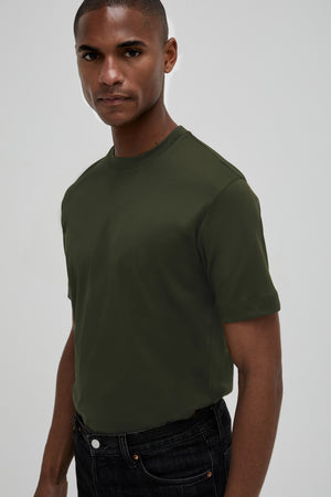 T-Shirt Interlock Supima | Vert