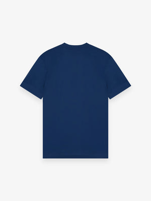 Interlock Supima T-Shirt | Blauw
