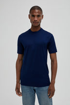 Interlock Supima T-Shirt | Blau