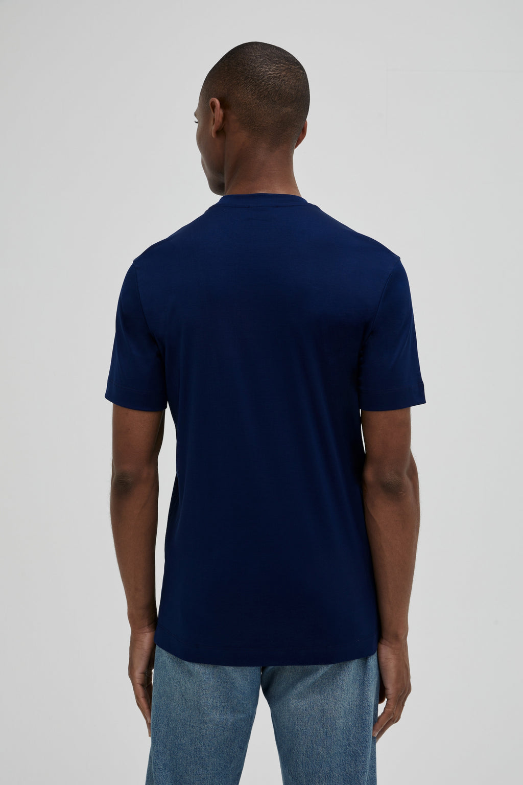 Interlock Supima T-Shirt | Blue