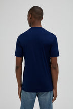 Interlock Supima T-Shirt | Blue
