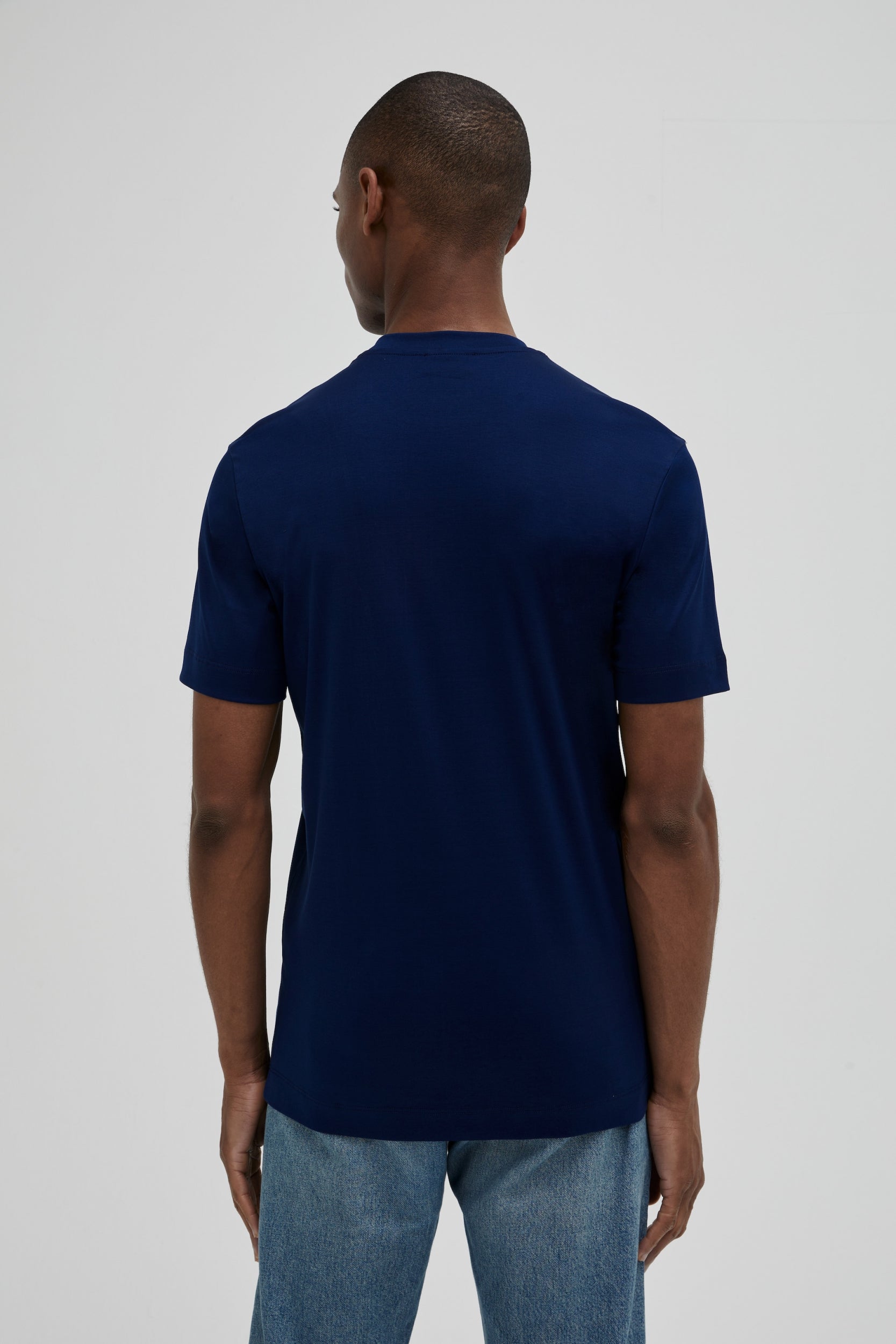 Interlock Supima T-Shirt | Blue