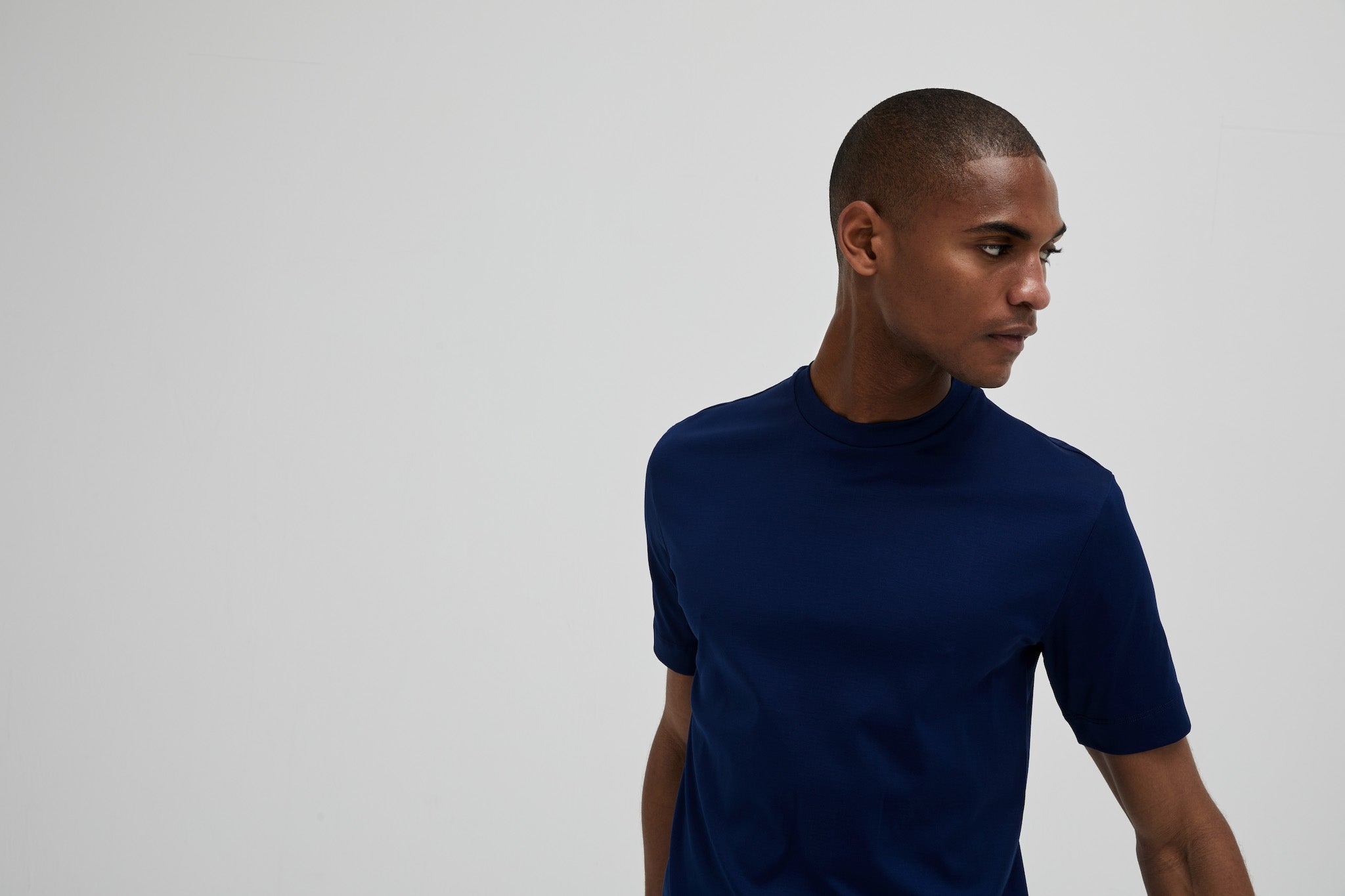Interlock Supima T-Shirt | Blue