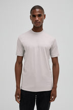 Interlock Supima T-Shirt | Parelgrijs