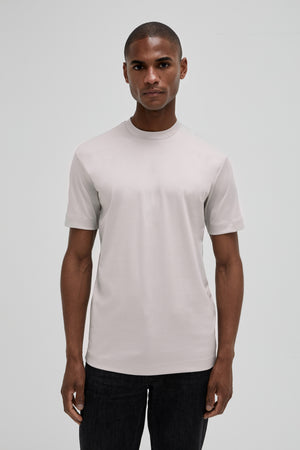 Interlock Supima T-Shirt | Parelgrijs