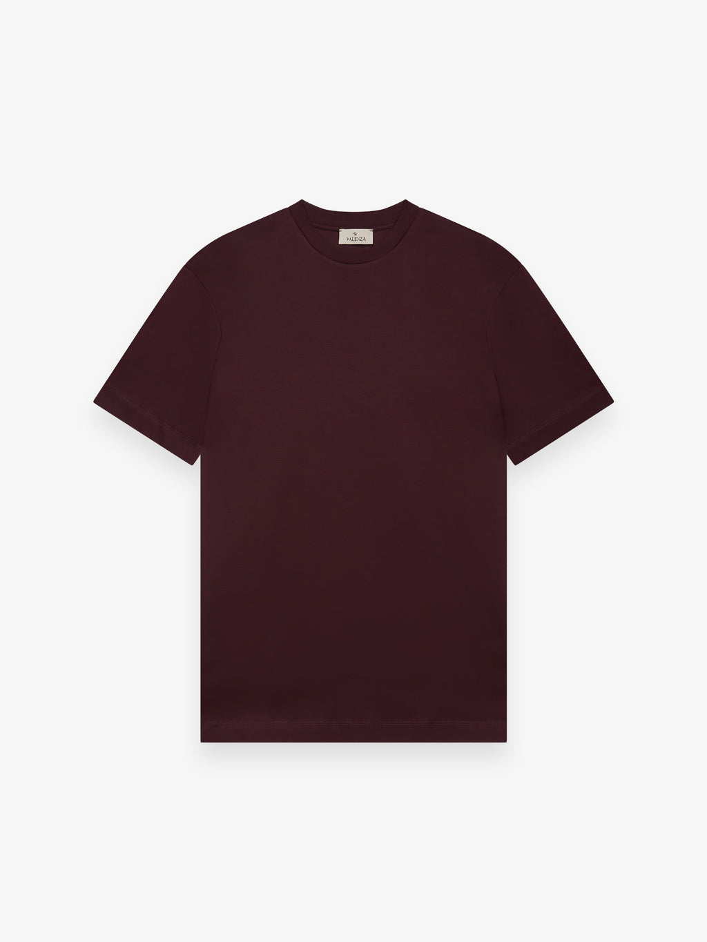 Interlock Supima T-Shirt | Burgundy Red