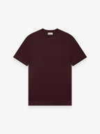 Interlock Supima T-Shirt | Burgundy Red