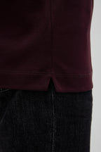 Interlock Supima T-Shirt | Burgundy Red