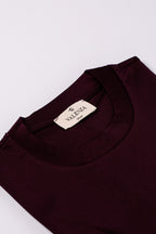 Interlock Supima T-Shirt | Burgundy Red