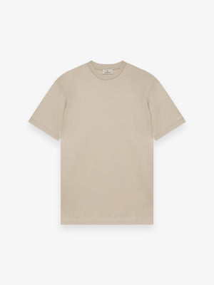 Interlock Supima T-Shirt | Beige