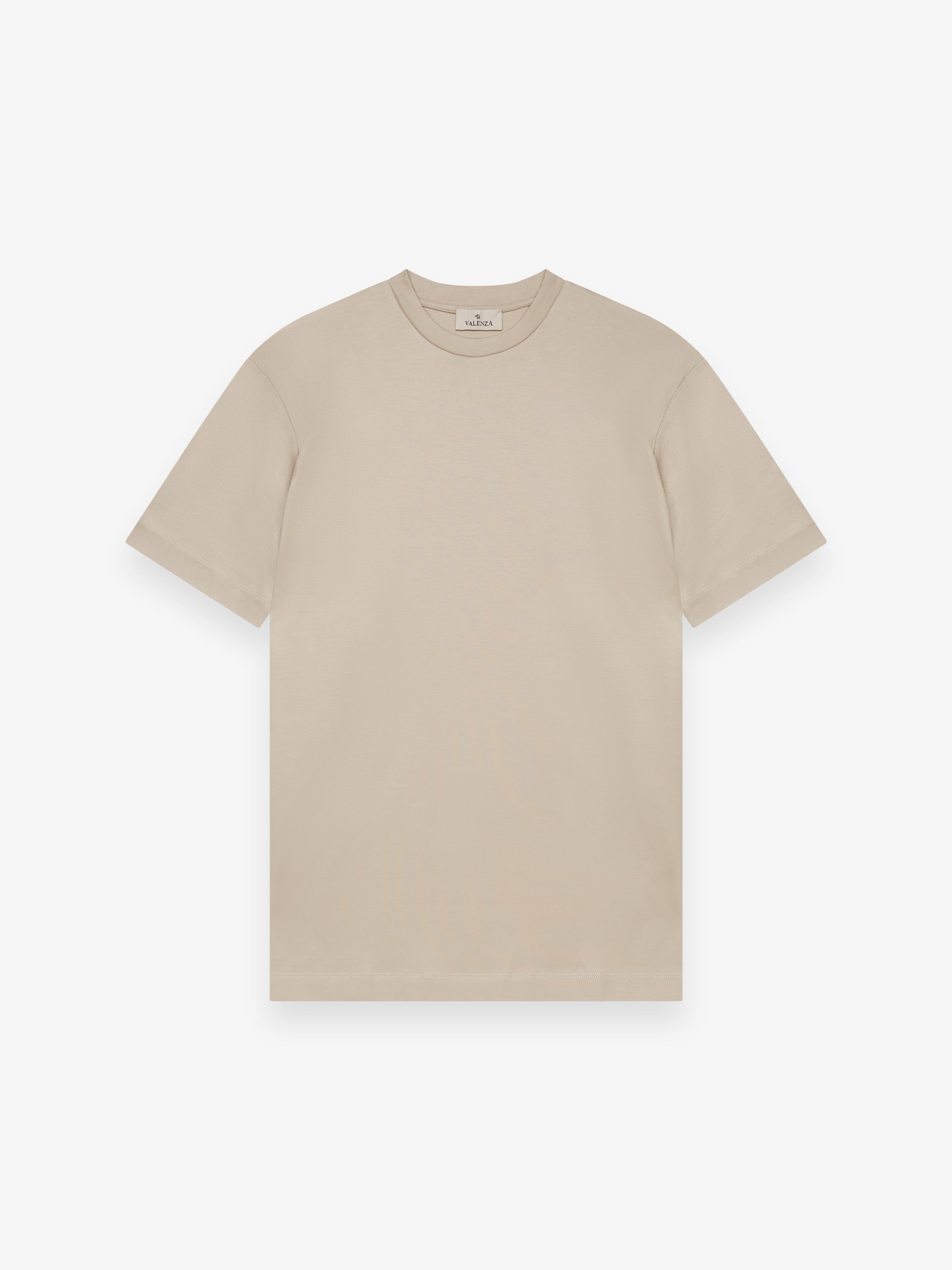 Interlock Supima T-Shirt | Beige