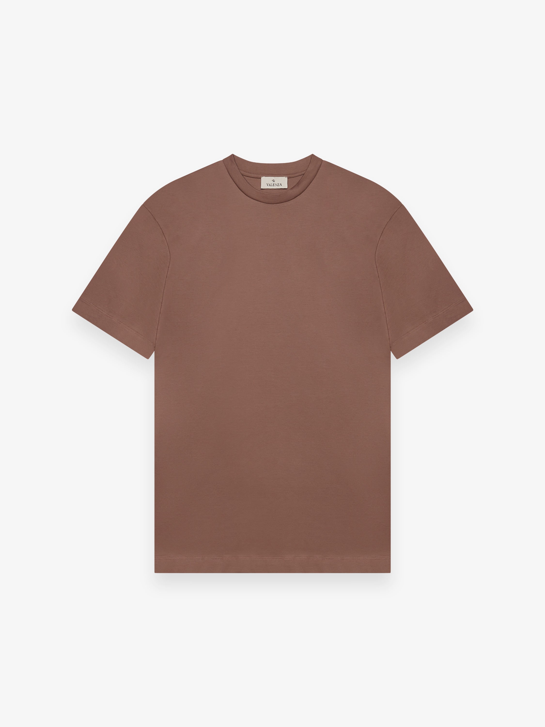 Interlock Supima T-Shirt | Corteccia Brown