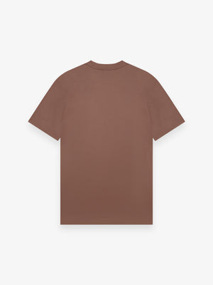 T-Shirt Interlock Supima | Corteccia Marron