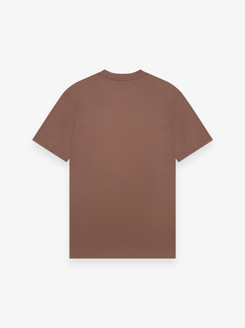 Interlock Supima T-Shirt | Marrone Corteccia