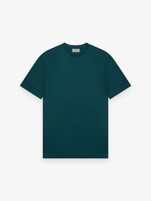 Interlock Supima T-Shirt | Petrolio