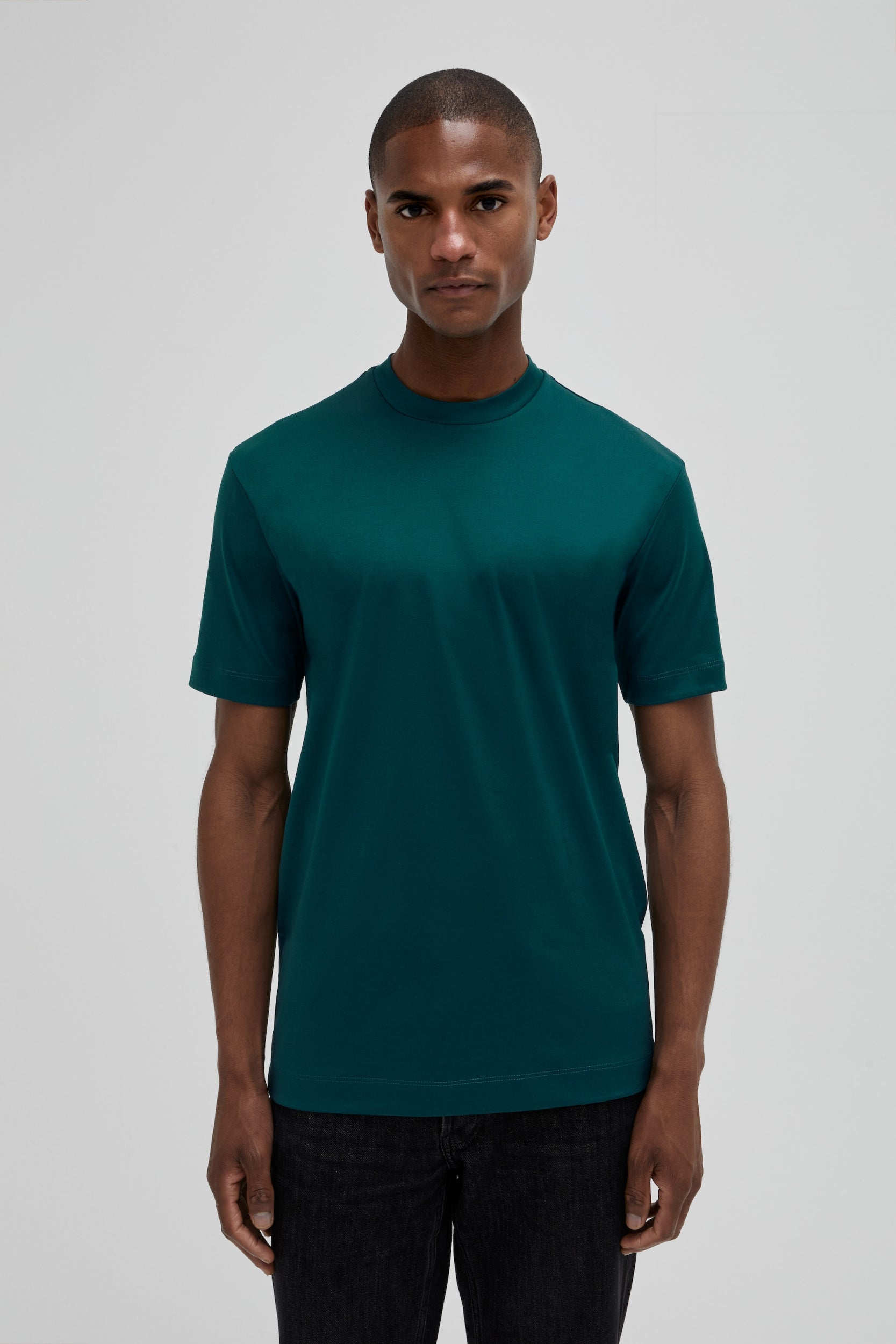 T-Shirt Interlock Supima | Pétrole