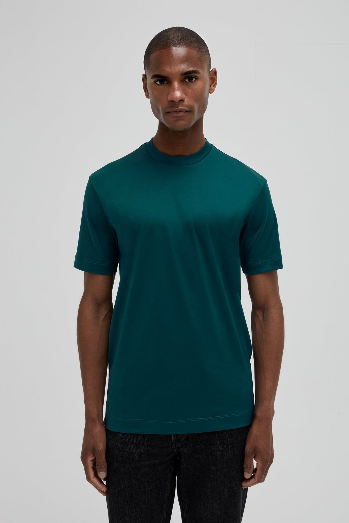 Interlock Supima T-Shirt | Petrol