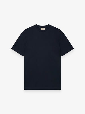 Interlock Supima T-Shirt | Blu Navy