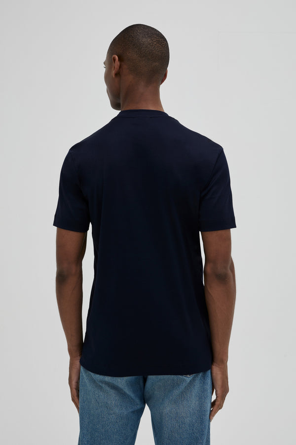Interlock Supima T-Shirt | Navy